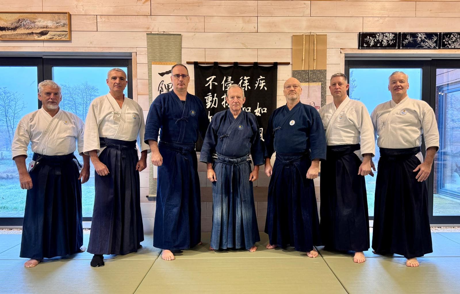 Gruppenfoto vom letzten Shihan-Training in Izel (Belgien) im April 2025
